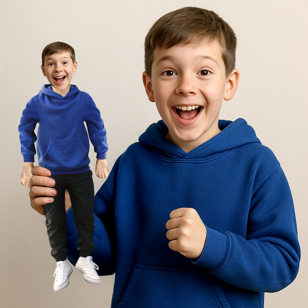 Custom Mini Me Doll with Full Body Photo  Flexible Arms & Legs Funny Gag Gift - MyJigsawPuzzleAu