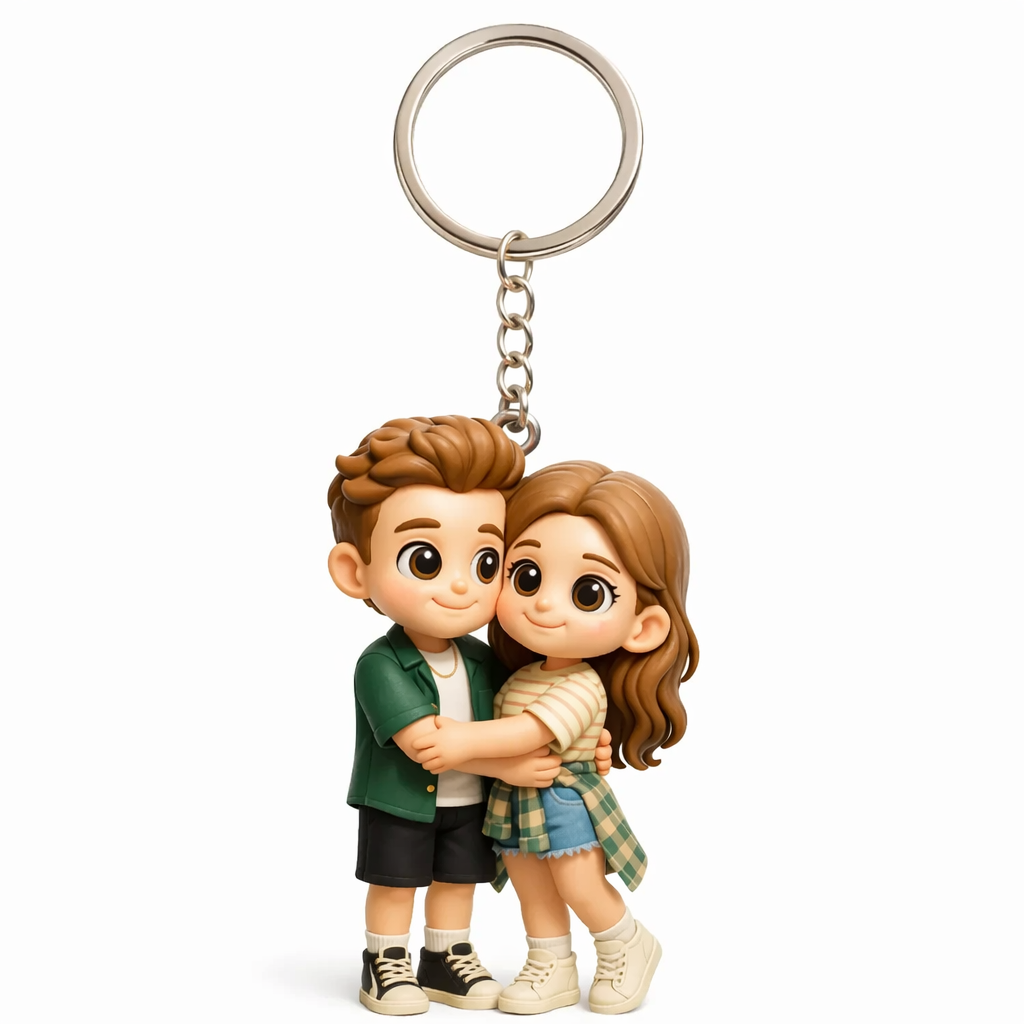 Personalized 3D Figue Keychain Photo Custom Football Fever Game Day Fan Culture Gift for Soccer Lovers - MyJigsawPuzzleAu