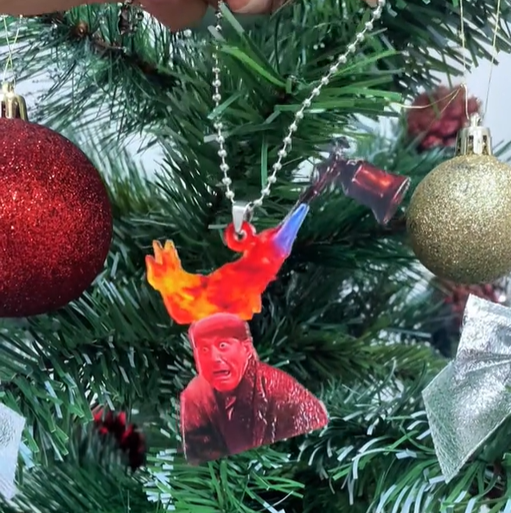 Hanging Frank Reynolds Keychain / Christmas Ornament  - It's Always Sunny in Philadelphia - MyJigsawPuzzleAu