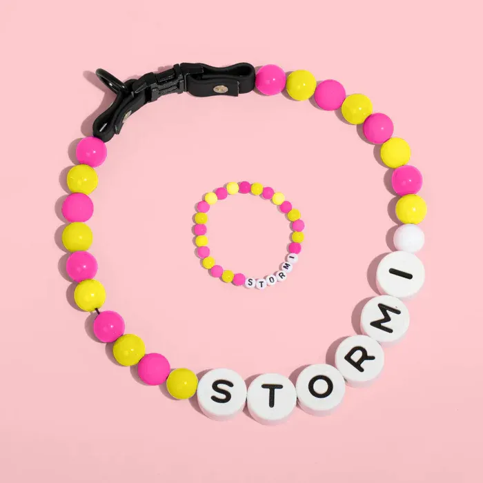 Custom Pet Name Necklace with FREE Matching Bracelet - MyJigsawPuzzleAu