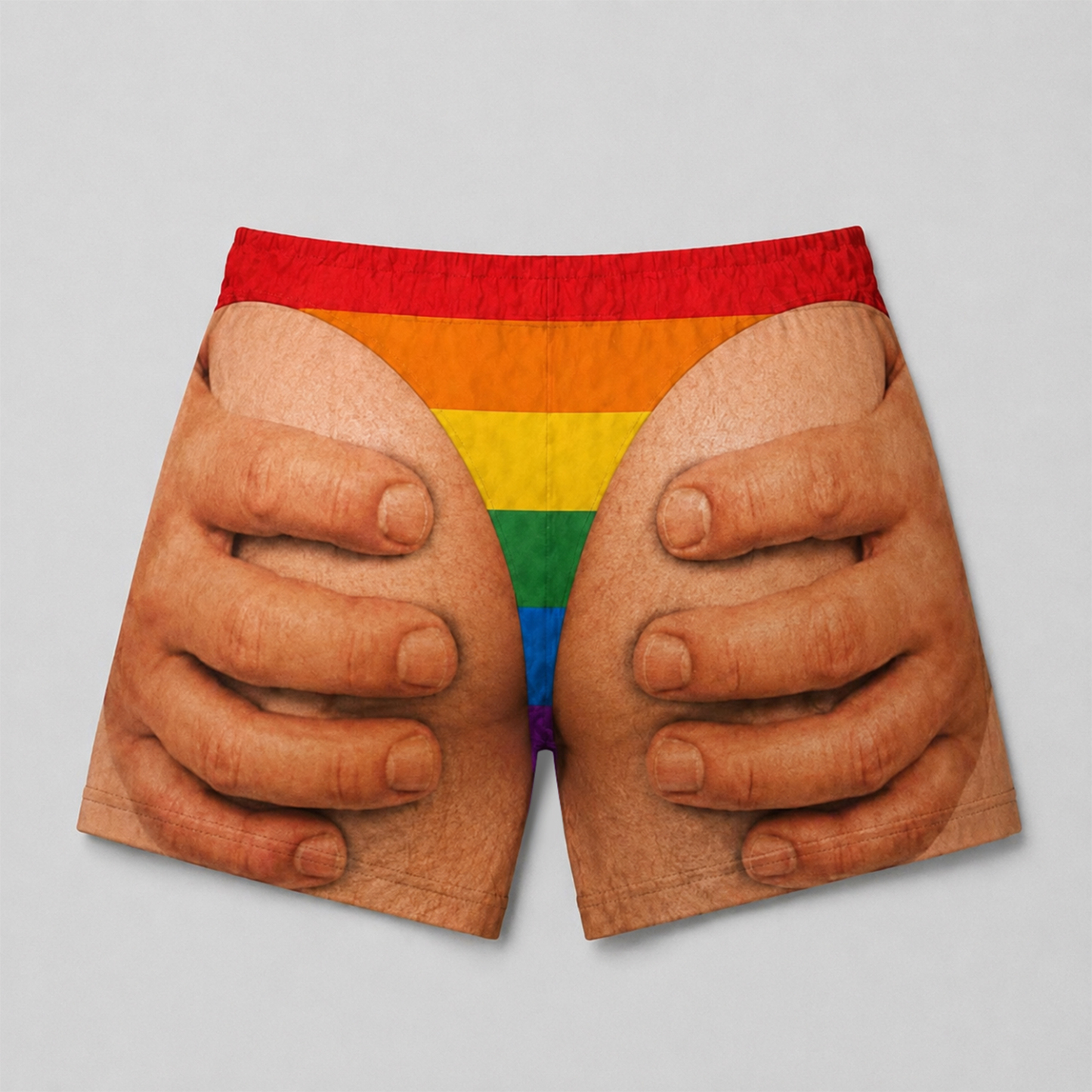 Funny 3D Printed Mens Swim Trunks Hilarious Optical Illusion Swim Shorts Beachwear for Men Novelty Board Shorts Gag Gift - MyJigsawPuzzleAu