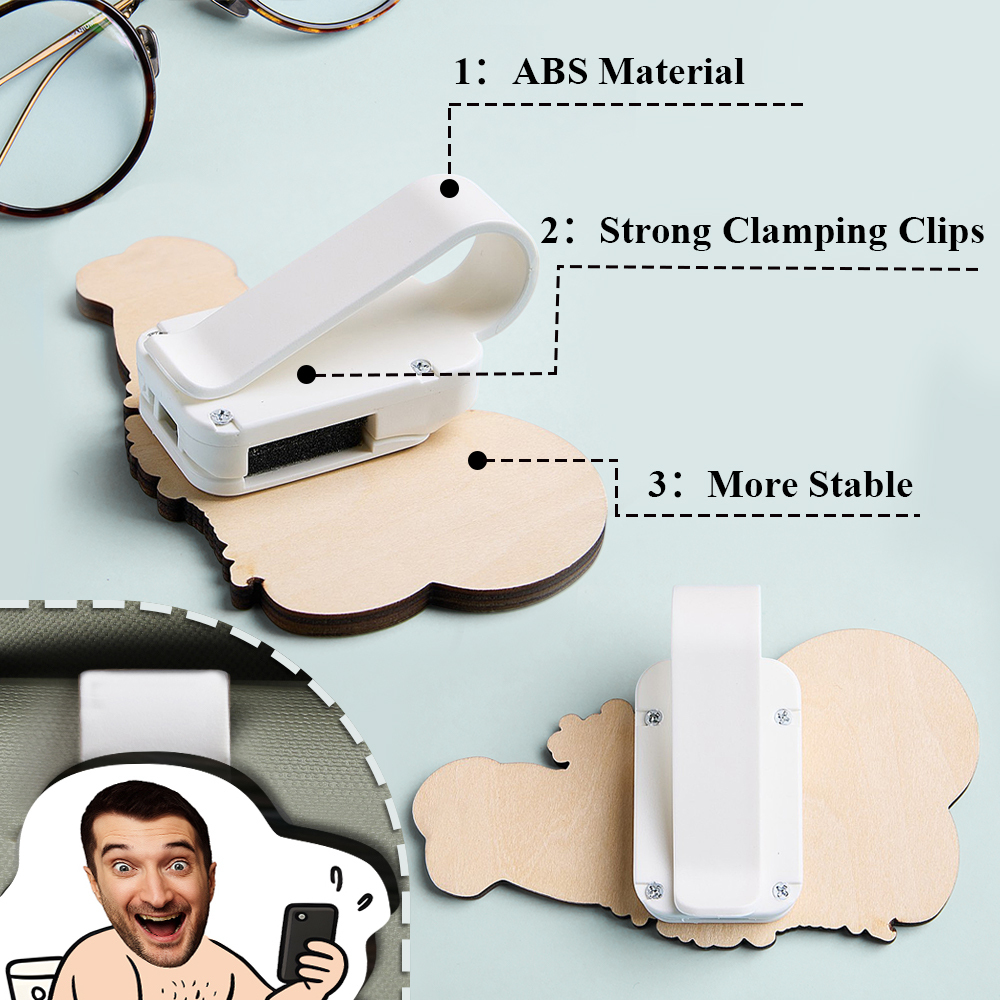 Custom Photo Car Visor Clip Husband Meme Gifts Valentines Day Gifts for Him Personalized Car Visor Clip-Drive Safe - MyJigsawPuzzleAu