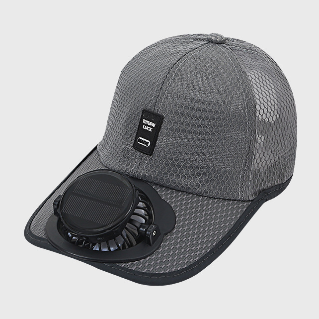 Solar Fan Cap,2026 Summer Breathable Mesh with Solar Charging Fan , Sun Protection Baseball Cap Golf Hat for Hiking,Travel - MyJigsawPuzzleAu