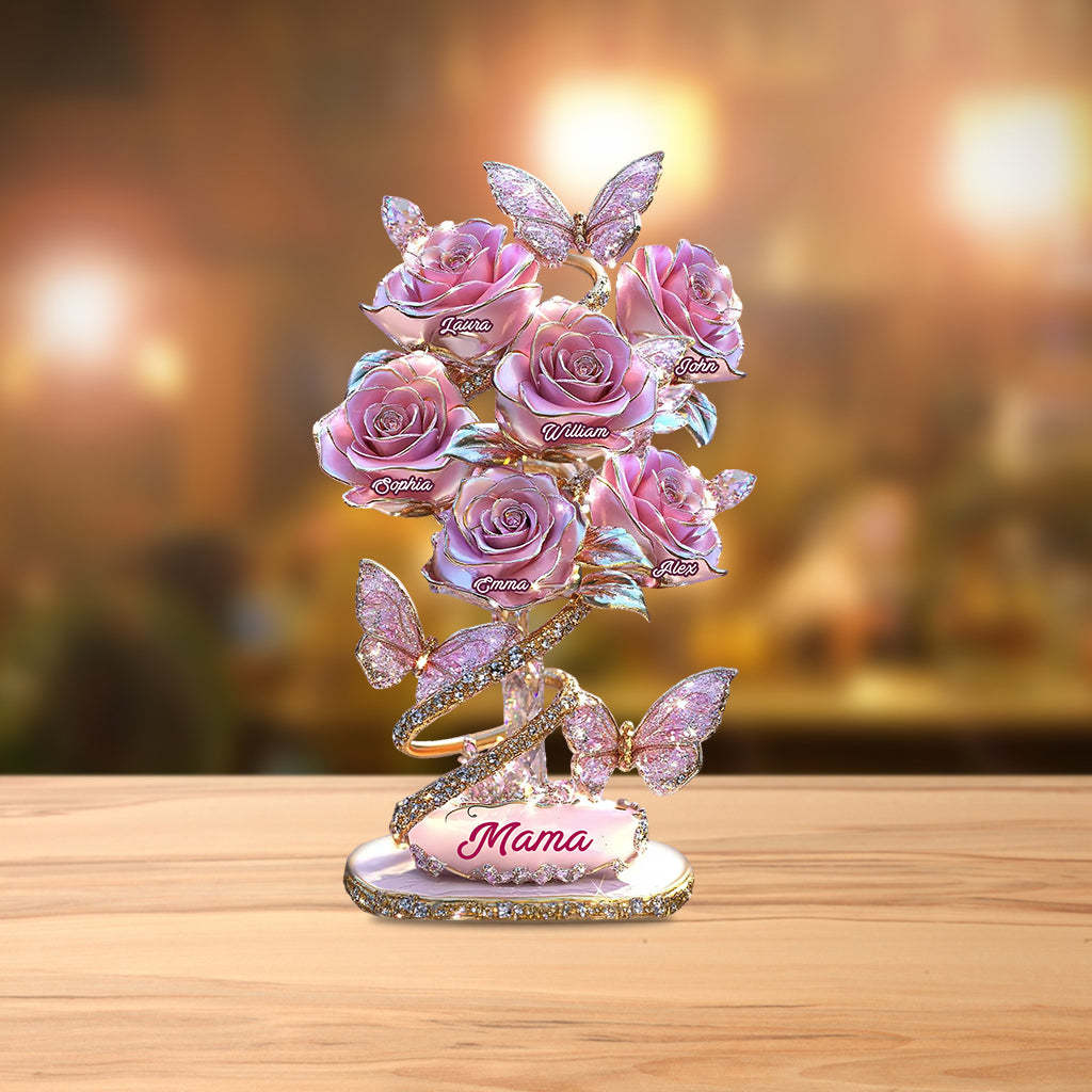 My Garden Gift For Mom, Grandma - Personalized Mother Custom Shaped Acrylic Plaque