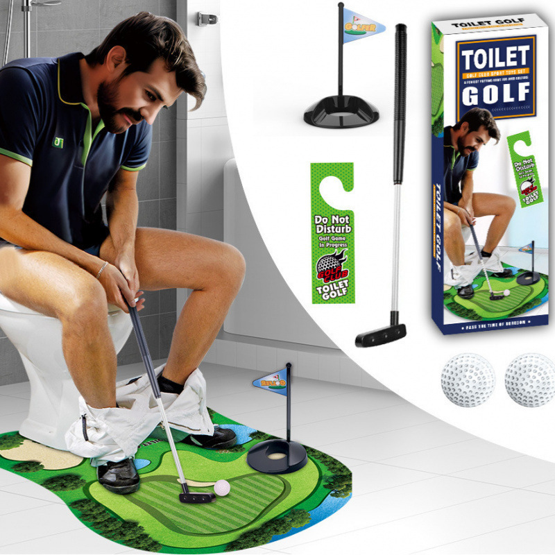 Toilet Golf Gifts for Men, Anniversary Birthday Gift for Him Toilet Game - MyJigsawPuzzleAu