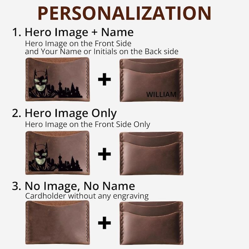 Mask Id Holder Batnan Wallet Hero Super Hero Wallet Leather Unique Gift for Him Bat ID Card Holder Superhero Id Wallet Comic Leather Wallet -