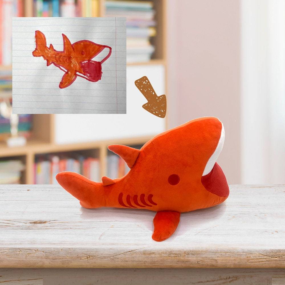 Turn Drawings into Plush Unique and Personalized Stuffed Animal 15in Gifts for Kids - MyJigsawPuzzleAu