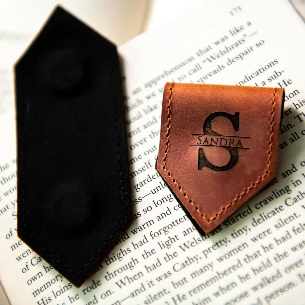 Premium Magnetic Bookmark for Professionals Engraved Company Logo Elegant Office Desk Accessory - MyJigsawPuzzleAu