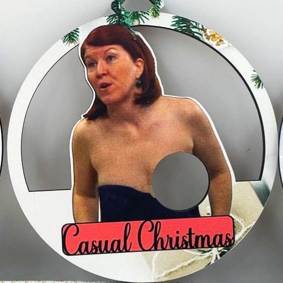 Michael Scott 'The Office' Christmas Ornament - Gag Gif - MyJigsawPuzzleAu