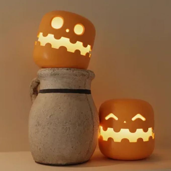 Pumpkin Night Light - Fun and Creative Gift, Ambiance Lamp Halloween Decoration Pumpkin Lantern for Halloween