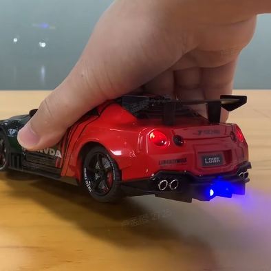 Hypercar Alarm Clock with Engine Sound, Exhaust Effect & LED Lights – Desk Gift for Car Lovers - MyJigsawPuzzleAu