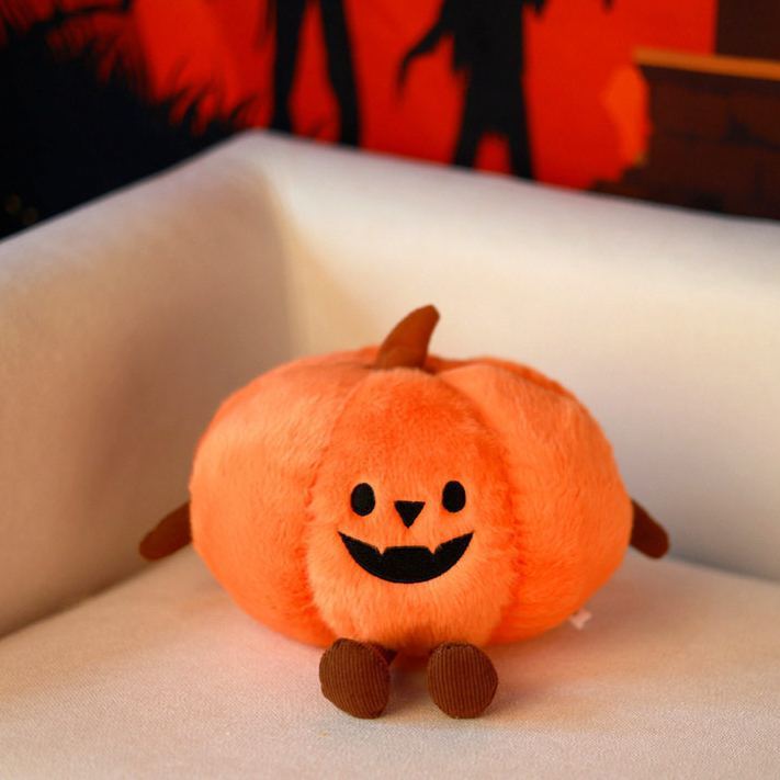 Halloween Plush Toy Soft Stuffed Ghost Bat Pumpkin Grim Reaper Dolls Cute Plushies for Kids Halloween Party Favors Home Decor - MyJigsawPuzzleAu
