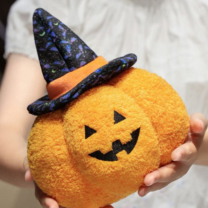 Halloween Plush Toy Soft Stuffed Ghost Bat Pumpkin Grim Reaper Dolls Cute Plushies for Kids Halloween Party Favors Home Decor - MyJigsawPuzzleAu