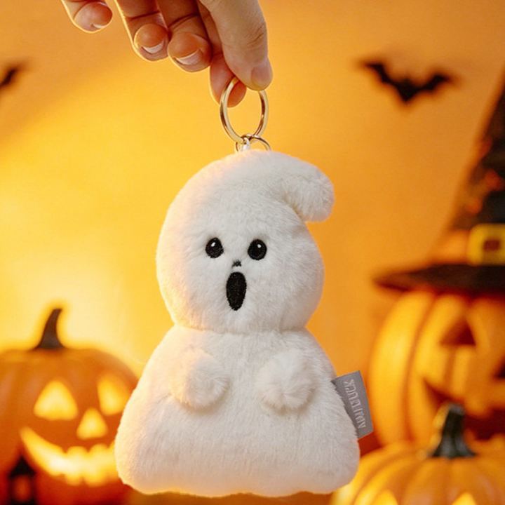 Halloween Plush Toy Soft Stuffed Ghost Bat Pumpkin Grim Reaper Dolls Cute Plushies for Kids Halloween Party Favors Home Decor - MyJigsawPuzzleAu