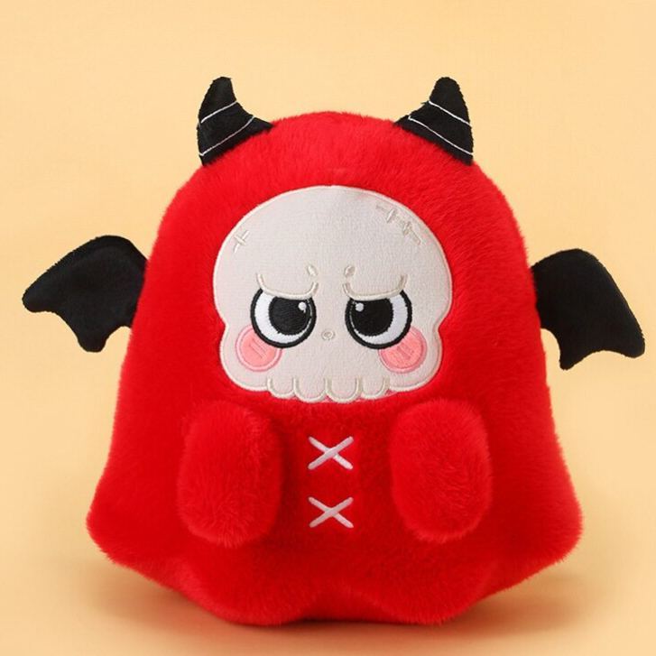 Halloween Plush Toy Soft Stuffed Ghost Bat Pumpkin Grim Reaper Dolls Cute Plushies for Kids Halloween Party Favors Home Decor - MyJigsawPuzzleAu
