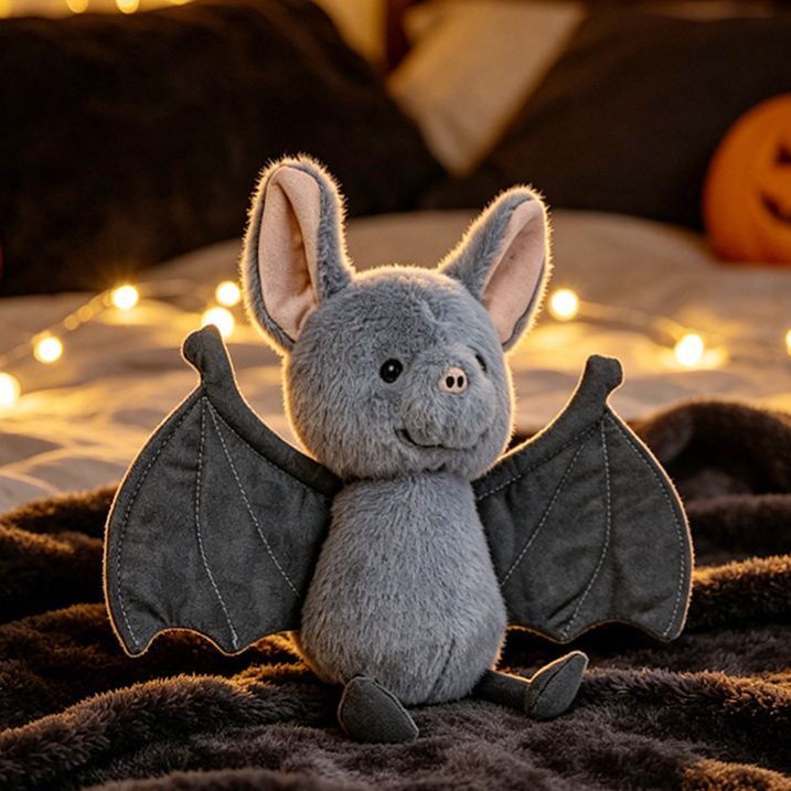 Halloween Plush Toy Soft Stuffed Ghost Bat Pumpkin Grim Reaper Dolls Cute Plushies for Kids Halloween Party Favors Home Decor - MyJigsawPuzzleAu