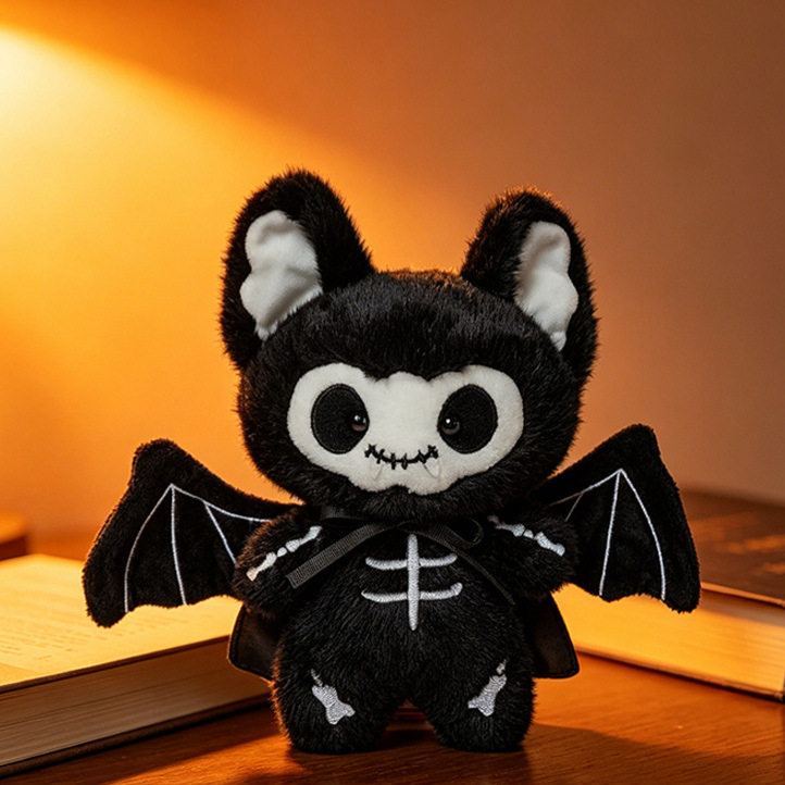 Halloween Plush Toy Soft Stuffed Ghost Bat Pumpkin Grim Reaper Dolls Cute Plushies for Kids Halloween Party Favors Home Decor - MyJigsawPuzzleAu