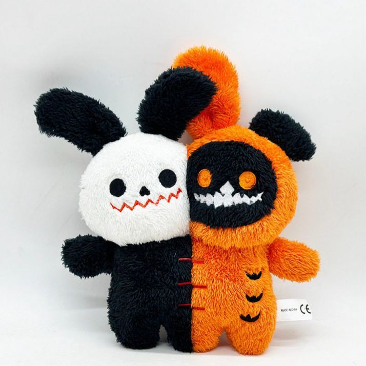Halloween Plush Toy Soft Stuffed Ghost Bat Pumpkin Grim Reaper Dolls Cute Plushies for Kids Halloween Party Favors Home Decor - MyJigsawPuzzleAu