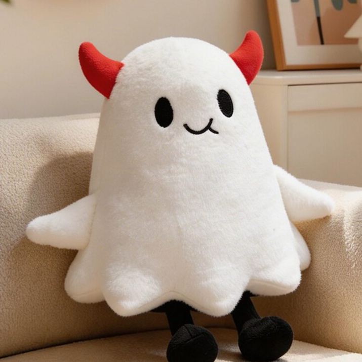 Halloween Plush Toy Soft Stuffed Ghost Bat Pumpkin Grim Reaper Dolls Cute Plushies for Kids Halloween Party Favors Home Decor - MyJigsawPuzzleAu