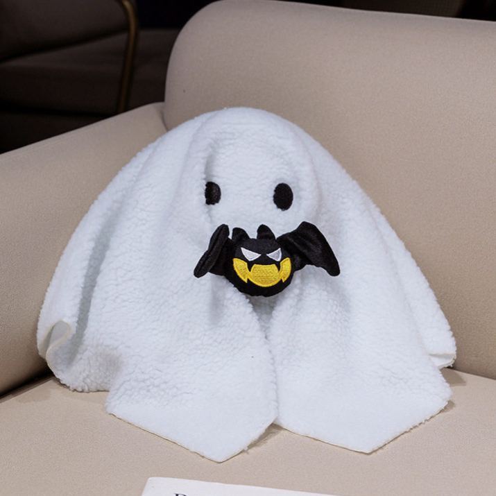 Halloween Plush Toy Soft Stuffed Ghost Bat Pumpkin Grim Reaper Dolls Cute Plushies for Kids Halloween Party Favors Home Decor - MyJigsawPuzzleAu