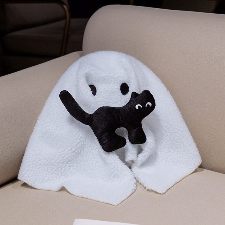 Halloween Plush Toy Soft Stuffed Ghost Bat Pumpkin Grim Reaper Dolls Cute Plushies for Kids Halloween Party Favors Home Decor - MyJigsawPuzzleAu