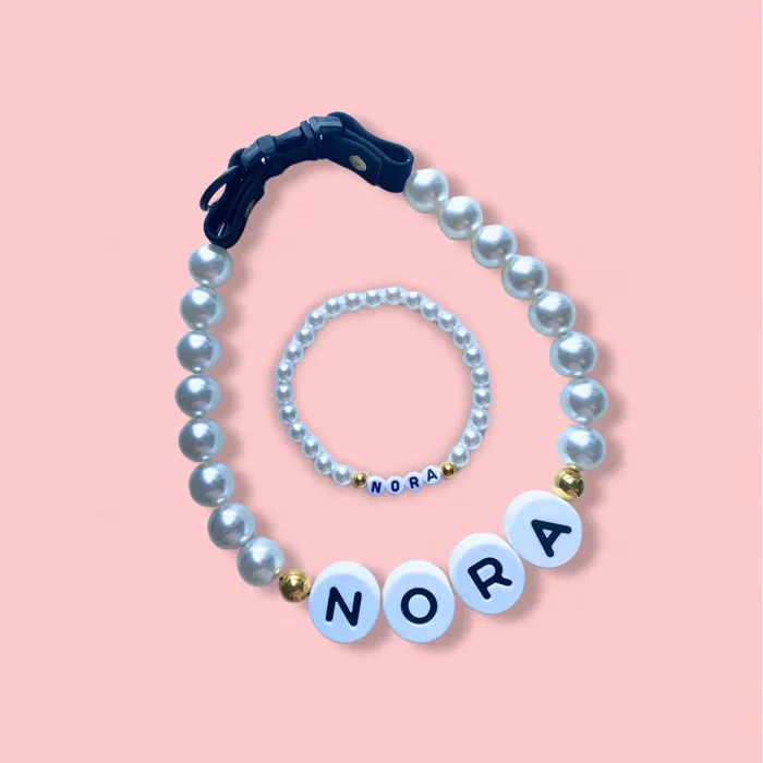 Custom Pet Name Necklace with FREE Matching Bracelet - MyJigsawPuzzleAu