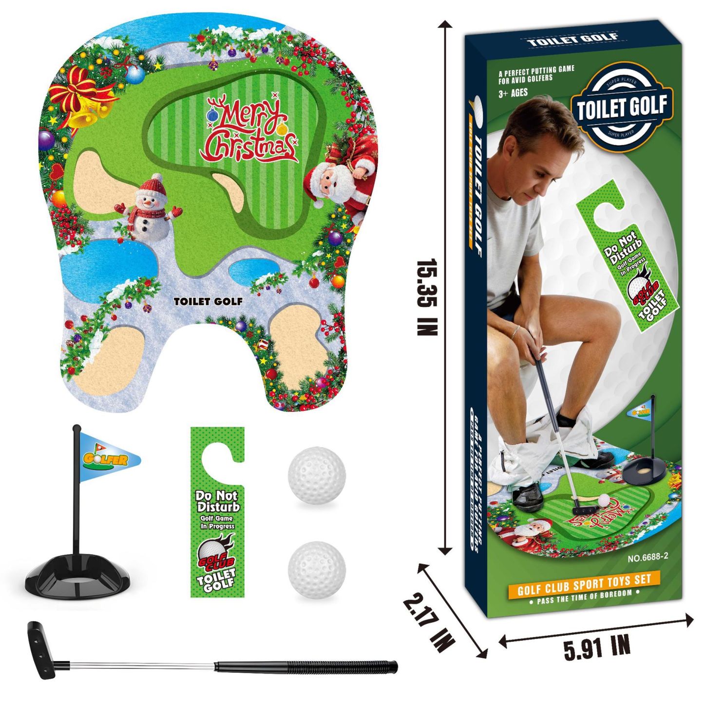 Toilet Golf Gifts for Men, Anniversary Birthday Gift for Him Toilet Game - MyJigsawPuzzleAu
