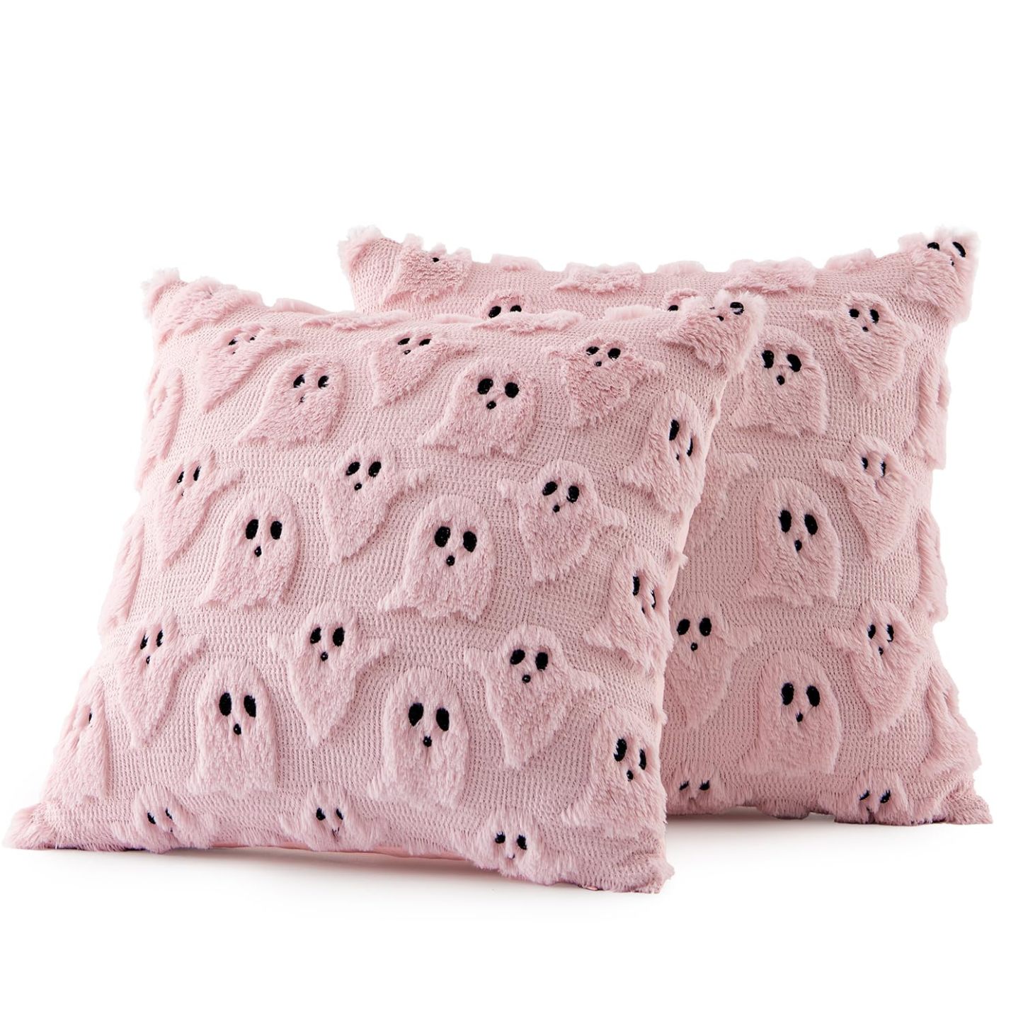 Halloween Pillow Covers Cute Ghost Decor Set of 2 18x18 - MyJigsawPuzzleAu