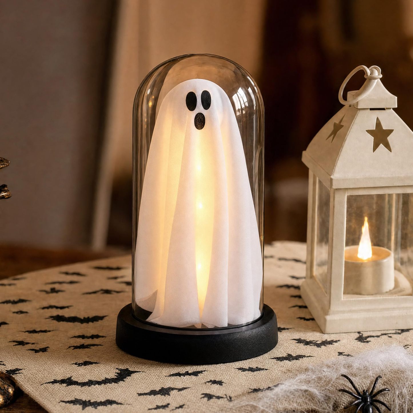 Glass Ghost Light Spooky Bat Light Lamp Decor - MyJigsawPuzzleAu