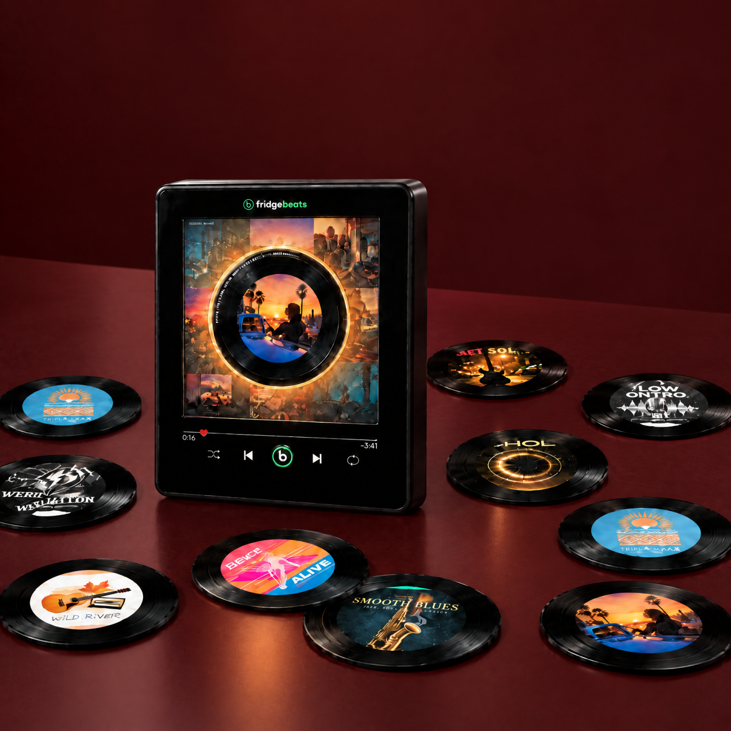Personalized Vinyl Record Fridge Magnet - MyJigsawPuzzleAu