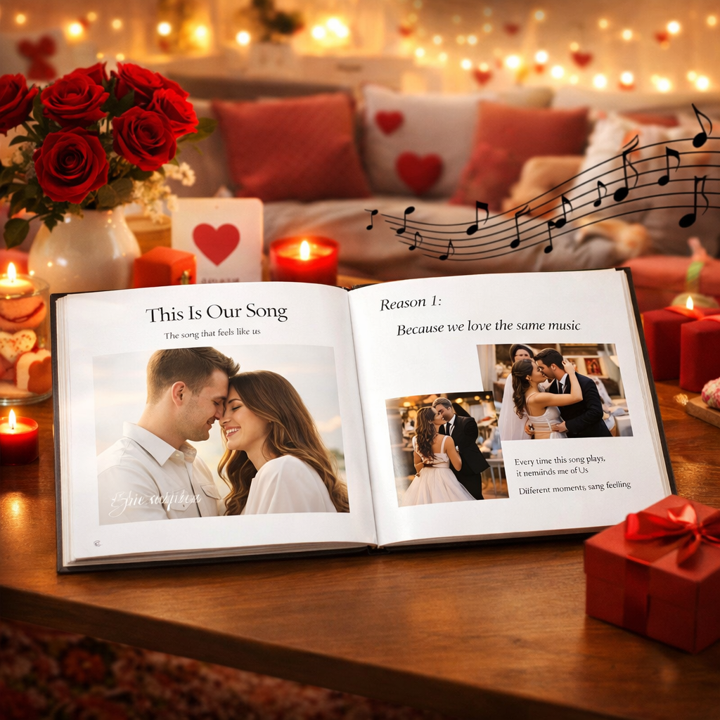 Why I Choose You Personalized Love Reasons Book with Song Plays Your Song & Tells Your Love Story - MyJigsawPuzzleAu