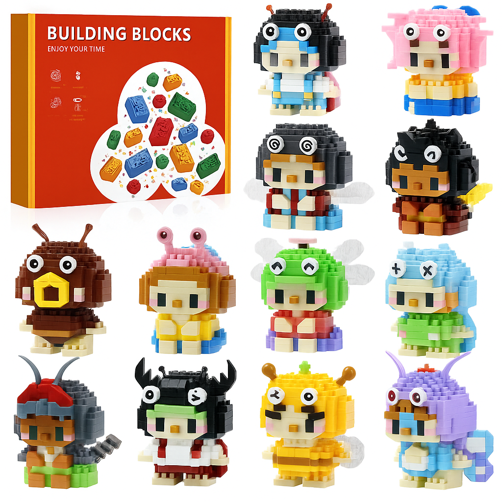 12/24 Days Christmas Advent Calendar Mini Christmas Building Blocks The Best of Creative Gift - MyJigsawPuzzleAu