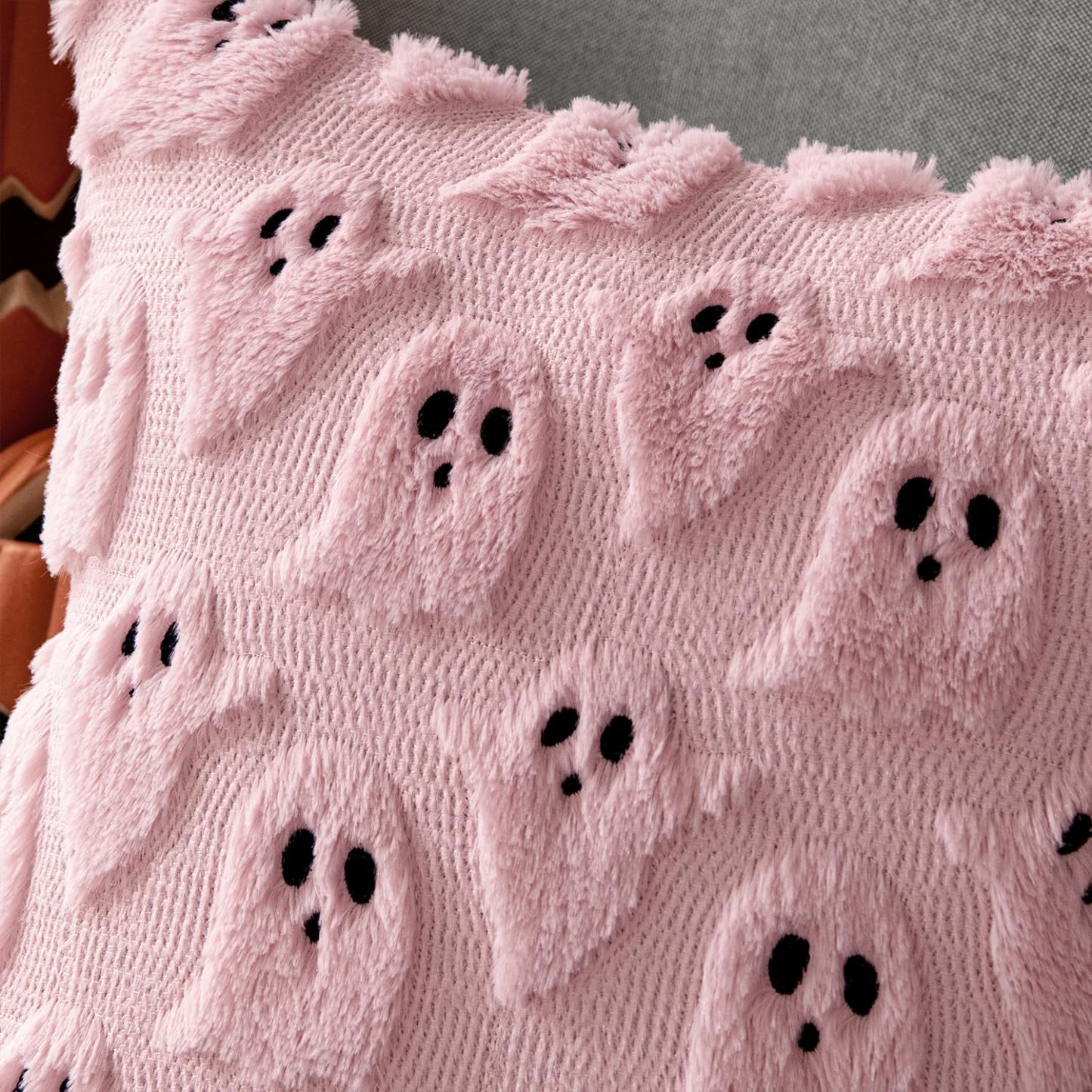 Halloween Pillow Covers Cute Ghost Decor Set of 2 18x18 - MyJigsawPuzzleAu