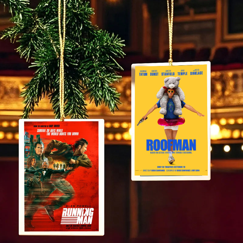 Custom Movie Poster Christmas Ornaments Movies I Saw in 2025, Great Gift for Movie Lovers - MyJigsawPuzzleAu
