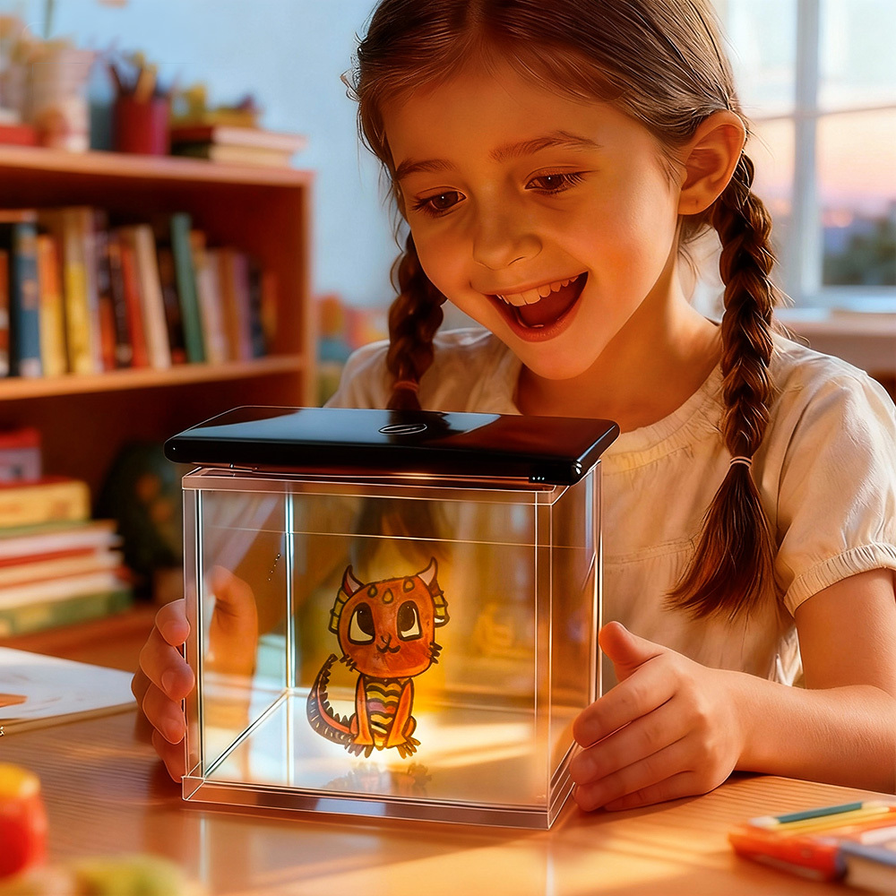 Hologram-Style 3D Display Crystal-Clear Floating  Effect Cartoon Character - MyJigsawPuzzleAu