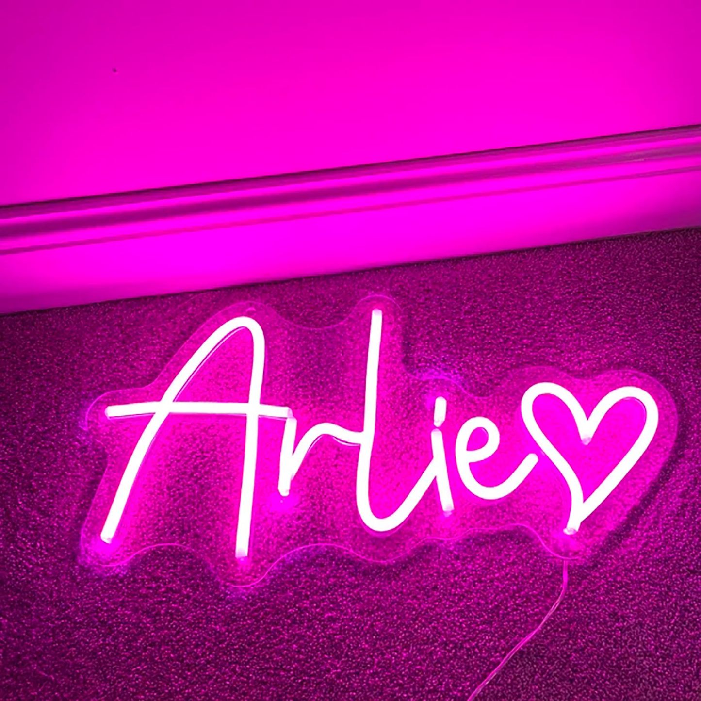 Custom Neon Signs, Neon Sign Customizable for Wall Decor, Custom Kids Name Sign,Personalized Neon Sign for Wedding Birthday Party Christmas Gifts - MyJigsawPuzzleAu