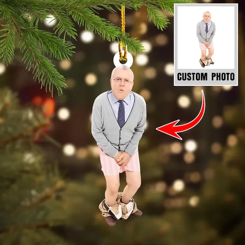 Hanging Frank Reynolds Keychain / Christmas Ornament  - It's Always Sunny in Philadelphia - MyJigsawPuzzleAu