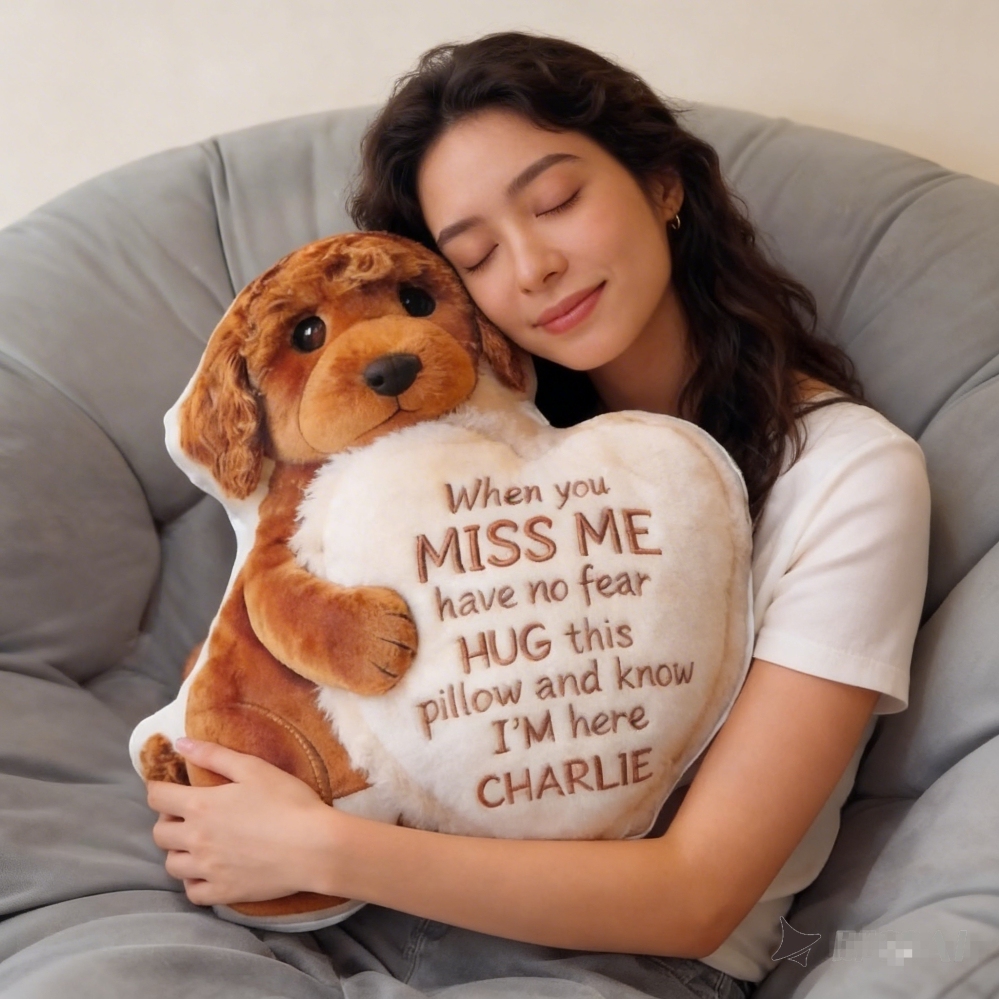 Personalized 3D Effect Memorial Hug Pillow – Custom Photo Pillow with Heart Message, Sympathy Gift for Loss & Remembrance - MyJigsawPuzzleAu