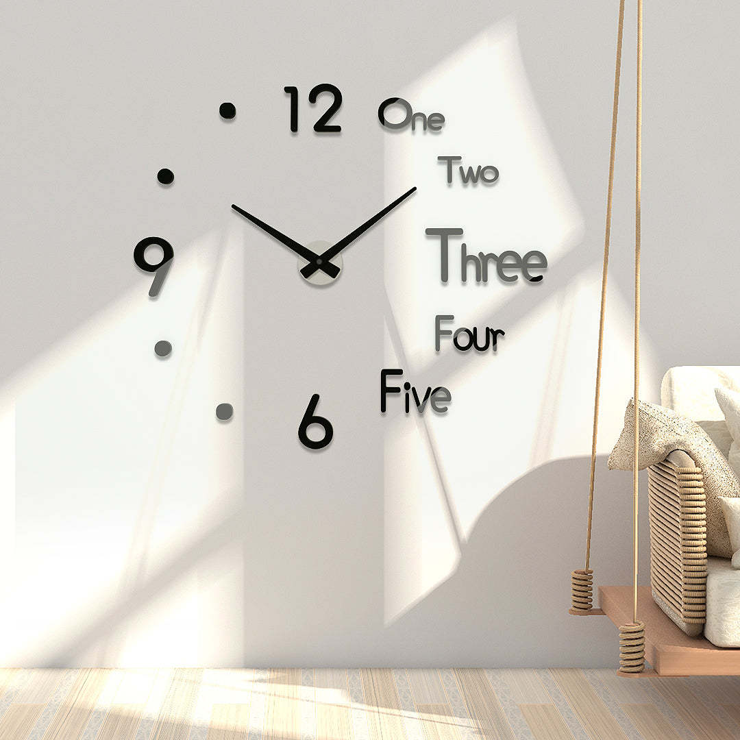 Modern Design Wall Sticker Clock