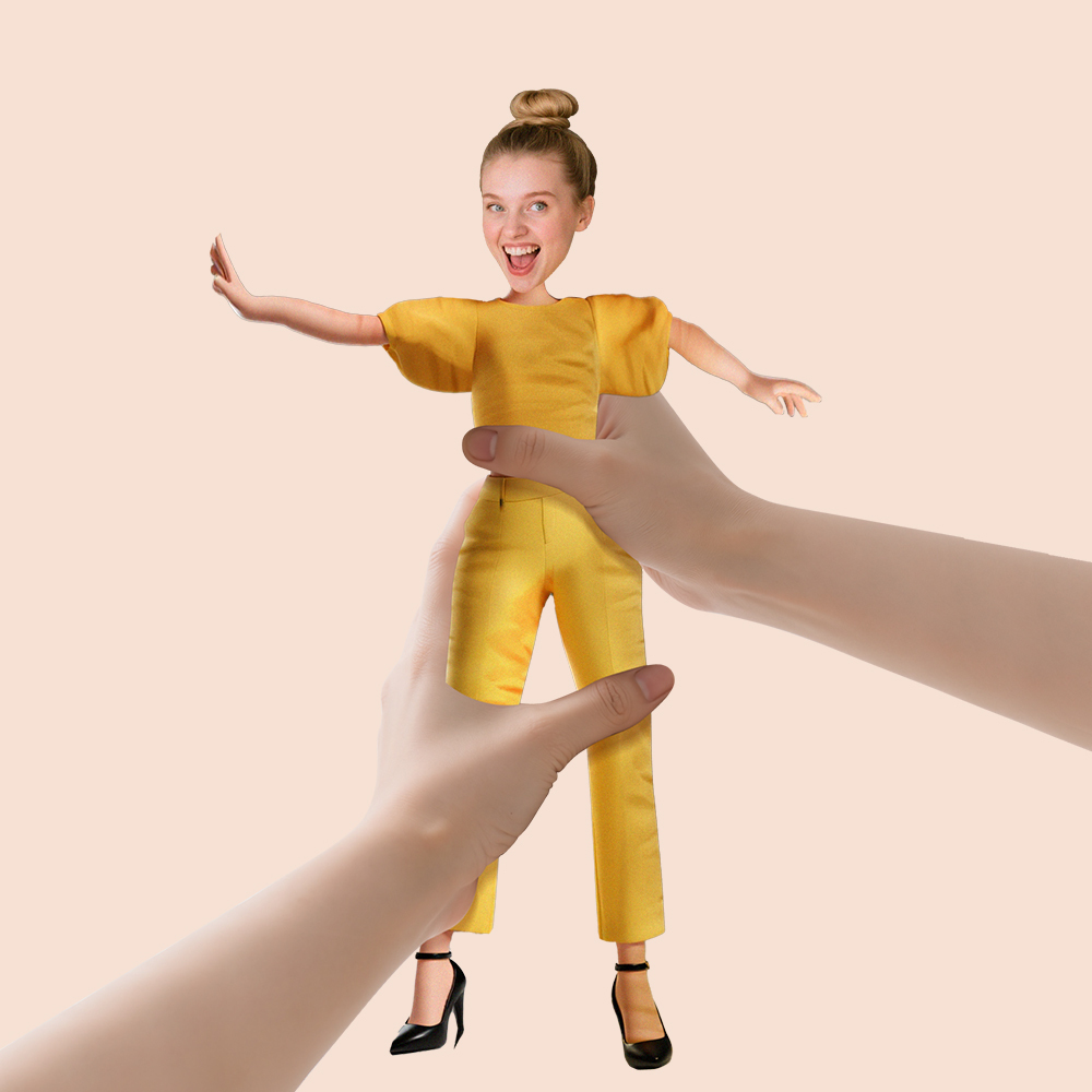 Custom Funny Personalized Mini Figure Keychain/Doll Face Sexy Valentine Wire Doll Gift - makephotopuzzleuk