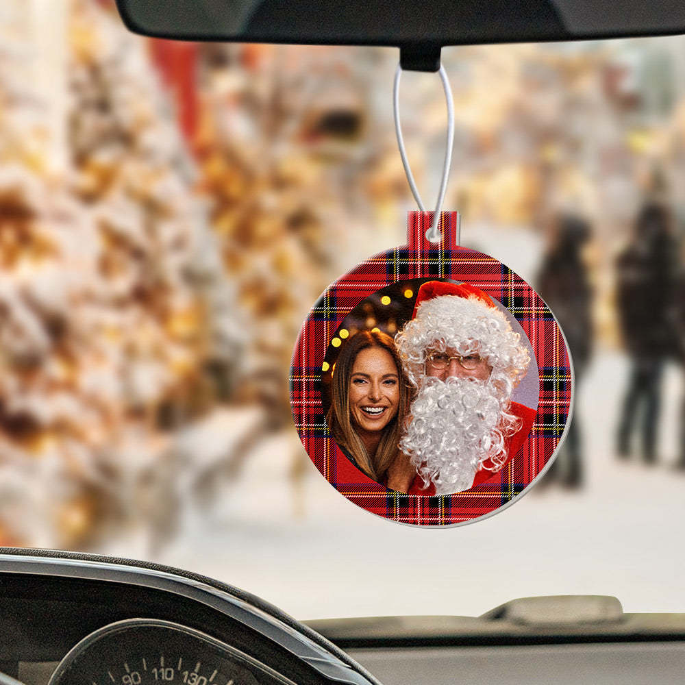 Custom Car Air Freshener Rearview Mirror Ornament Funny Air Freshener Gifts for Christmas - makephotopuzzleuk