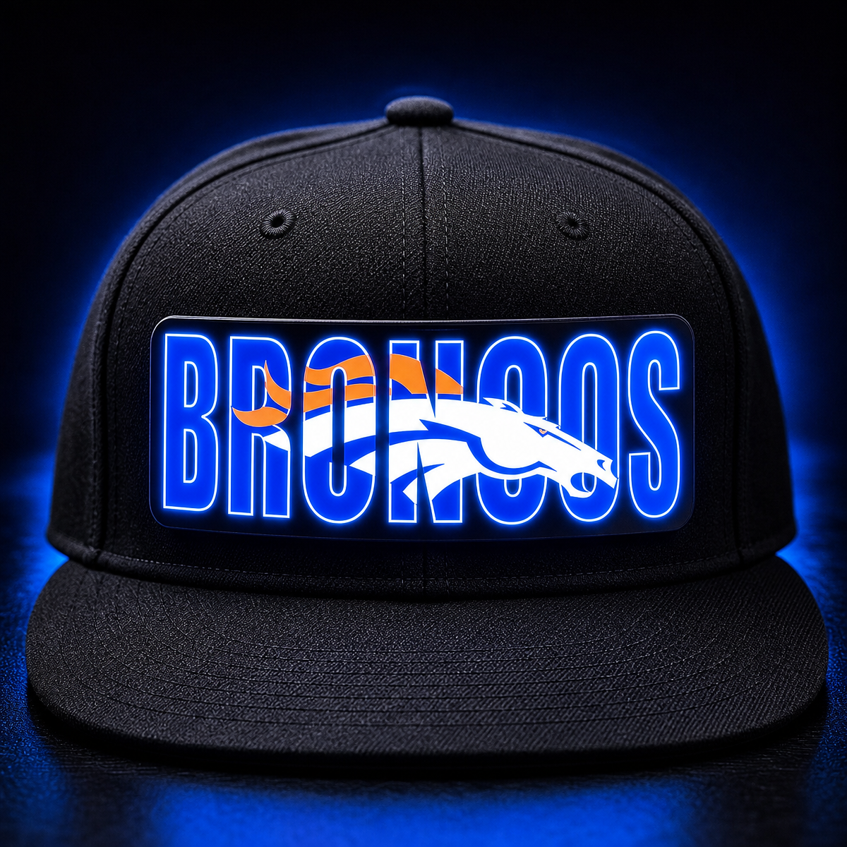 Football Fan LED Light-Up Snapback Cap - makephotopuzzleuk