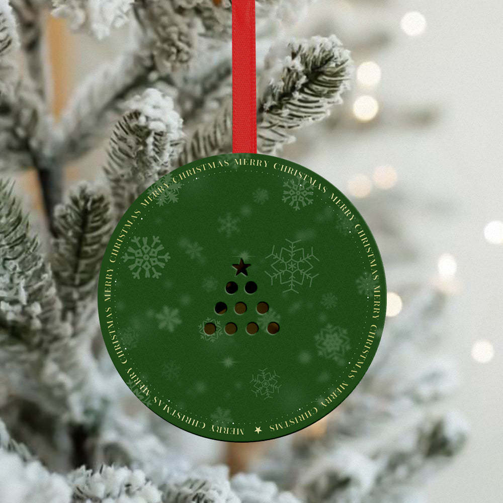 Custom Music and Photo Christmas Ornaments - Play Music, Relive Cherished Memories - makephotopuzzleuk