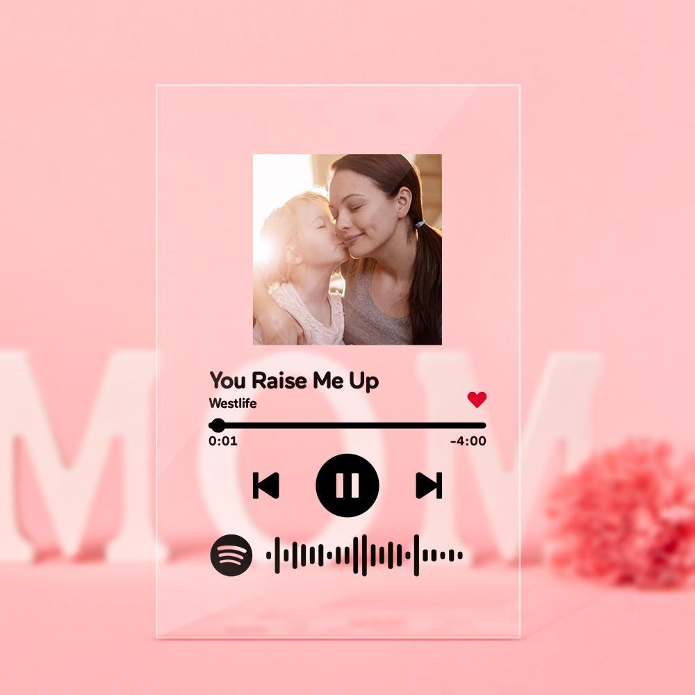 Custom Spotify Code Music Plaque(4.7in x 7.1in)