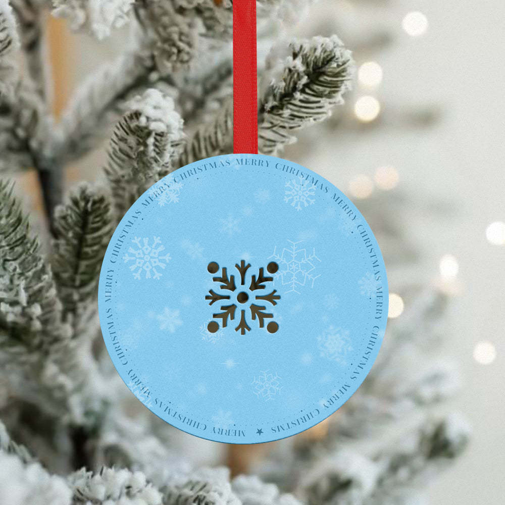 Custom Music and Photo Christmas Ornaments - Play Music, Relive Cherished Memories - makephotopuzzleuk