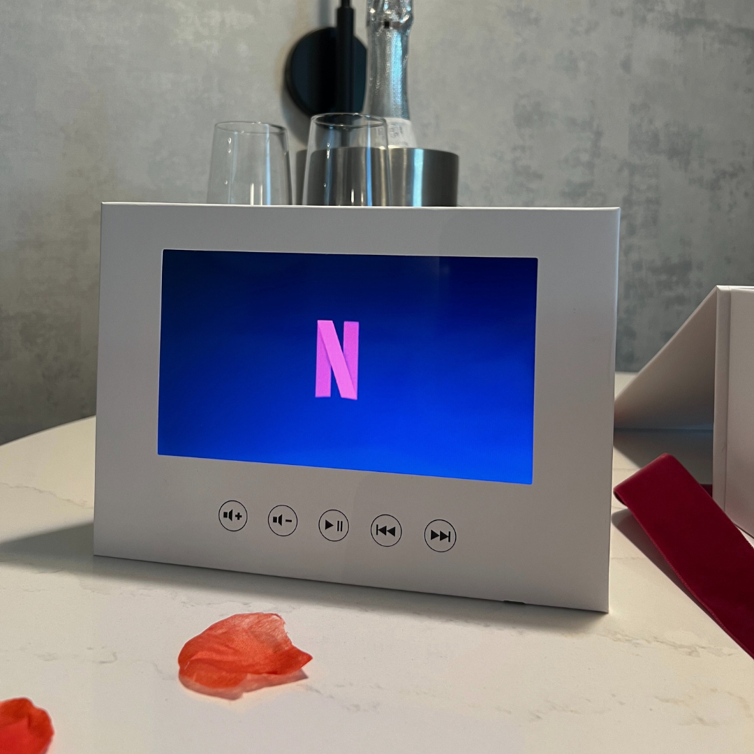 Personalised Video Book Custom Video Greeting Card Brochures Video Book Gift for Couples