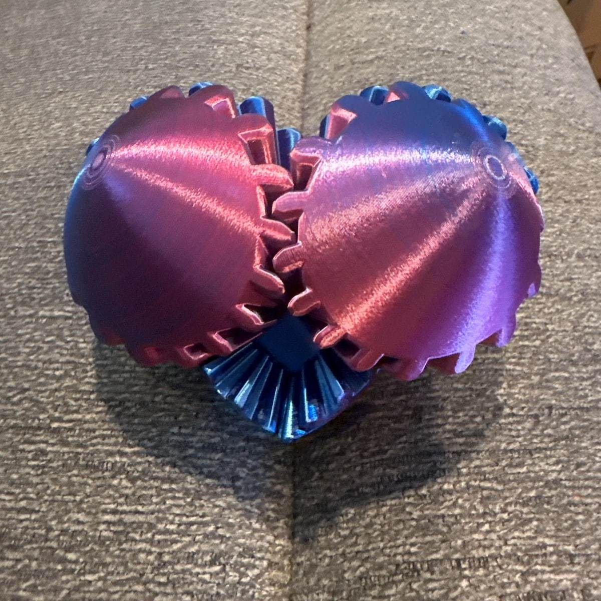 3D Printed Gear Ball Sphere Fidget-Transformable Desk Toy, Colorful Gradient, Christmas Birthday Cool Gifts for Dad Kids boy girl Ruvenbal - makephotopuzzleuk