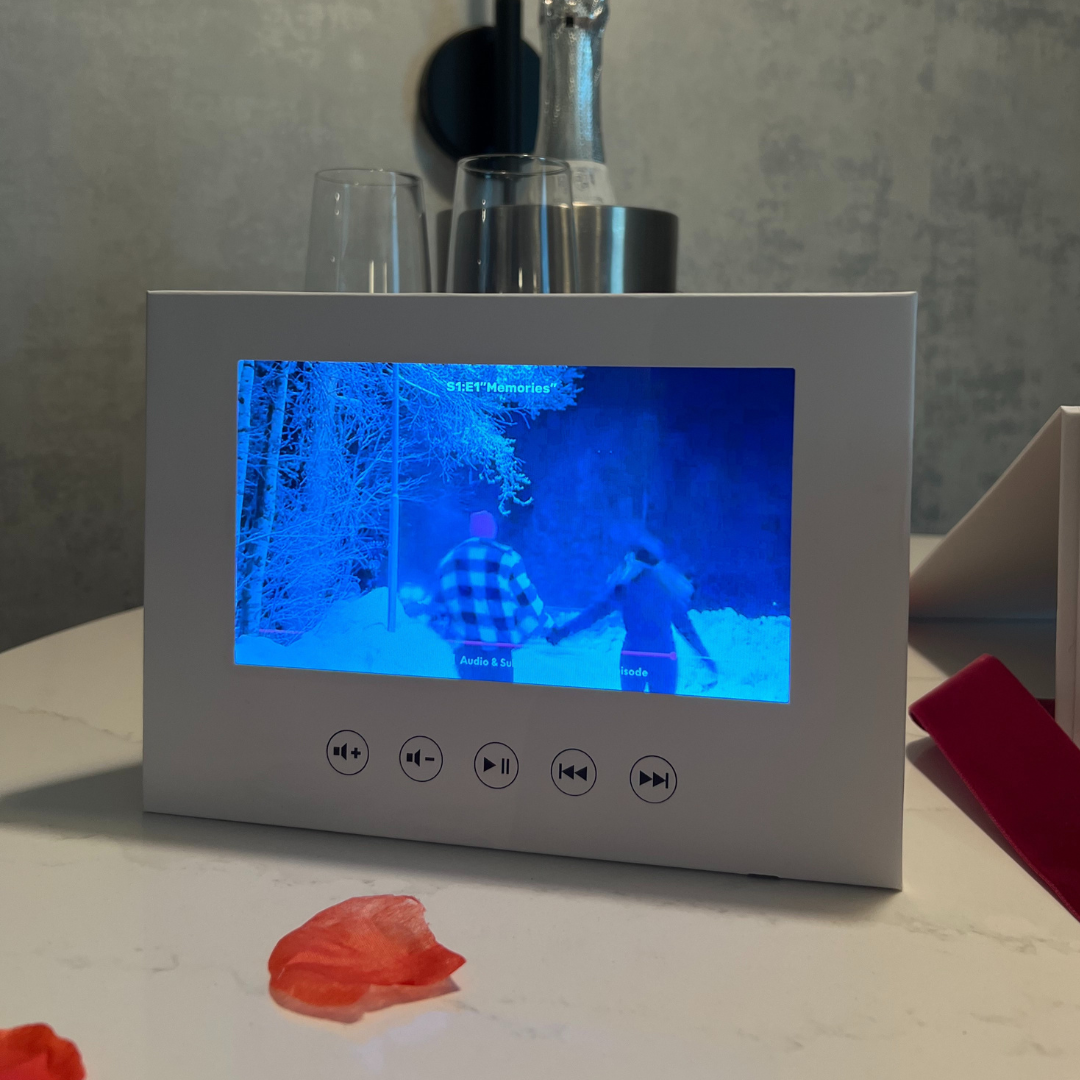 Personalised Video Book Custom Video Greeting Card Brochures Video Book Gift for Couples