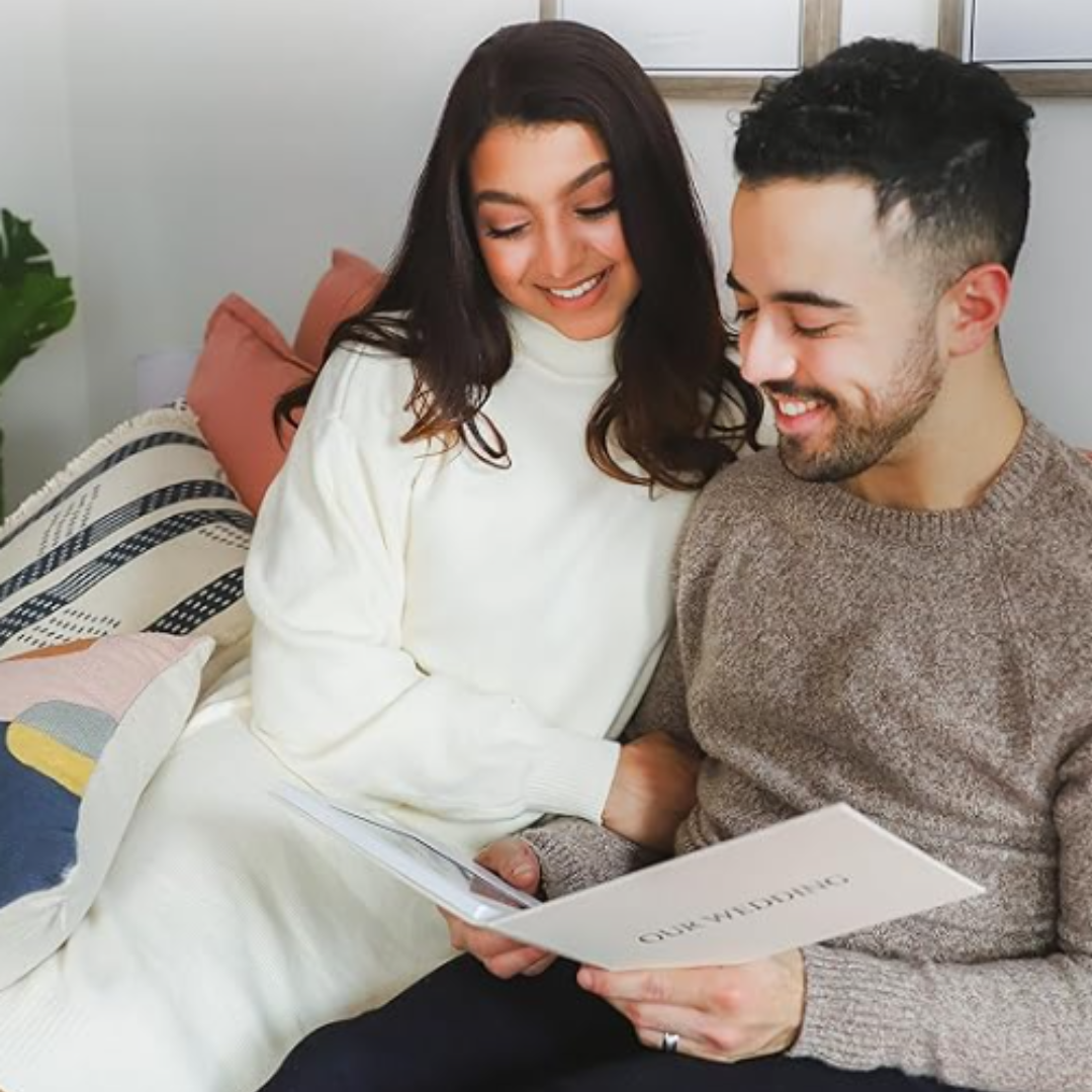 Personalised Video Book Custom Video Greeting Card Brochures Video Book Gift for Couples