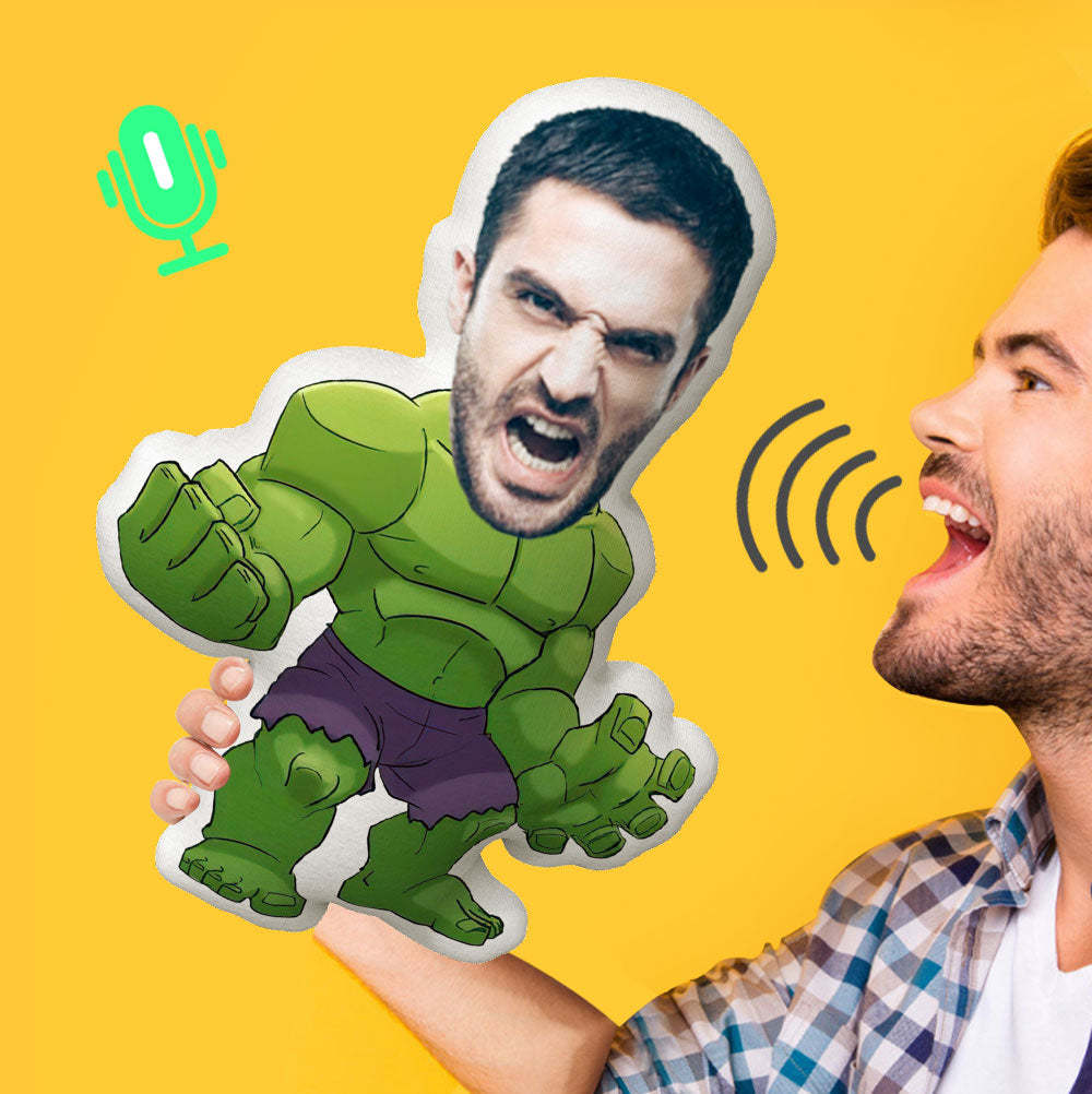 Custom Body Pillow Custom Face Pillow Personalized Incredible Hulk Pillow